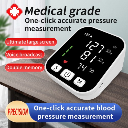 Automatic blood pressure monitor for home use