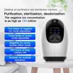 Desktop air purifier and steriliser