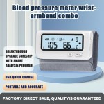 Electronic blood pressure monitor for arm