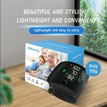 Wrist-mounted voice-activated blood pressure monitor