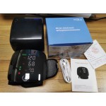 Wrist-mounted voice-activated blood pressure monitor
